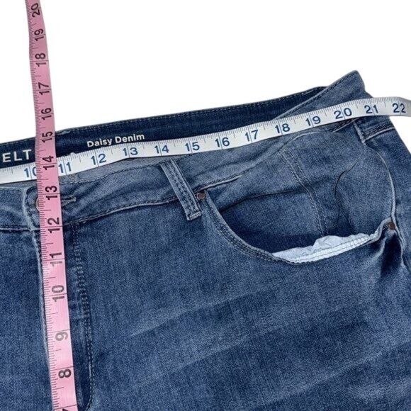 Laurie Felt Daisy Denim Boyfriend Jeans 24W Dark Wash Stretch Cotton Blend Women - Picture 12 of 13